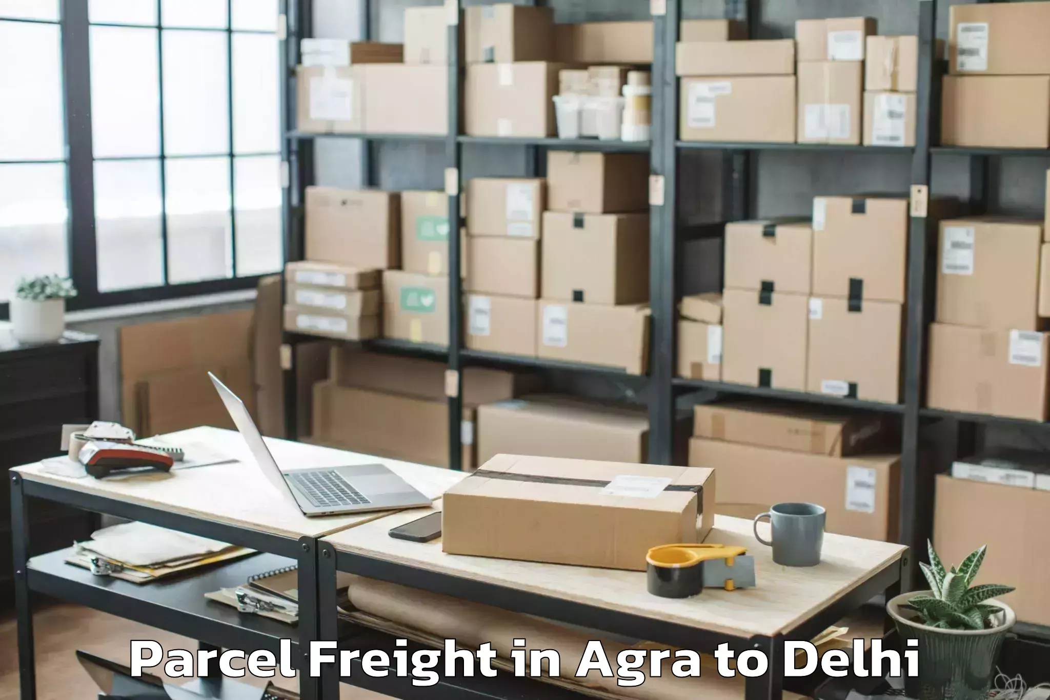 Efficient Agra to D Mall Paschim Vihar Parcel Freight